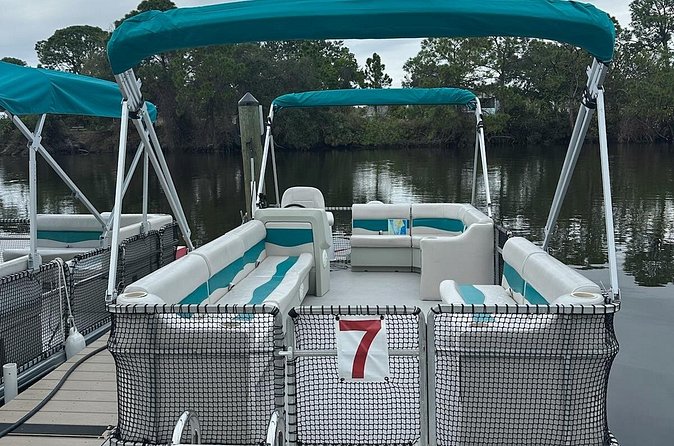12 Passenger Pontoon Rental - Where You Start: Merritt Island Marina Area