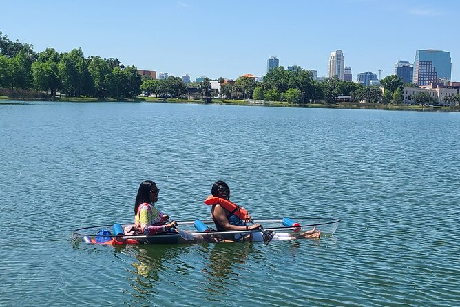 2-Hour Clear Kayak and Paddleboard(SUP) Rental in Orlando - The 3-lake route: downtown views, nature feel, and a bridge moment