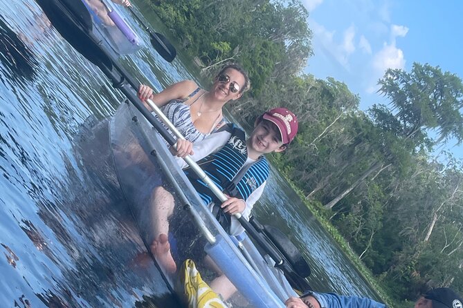 Clear Canoeing and Wildlife Sightseeing at Silver Springs - Clear canoe gear and the comfort reality (yes, you may get wet)