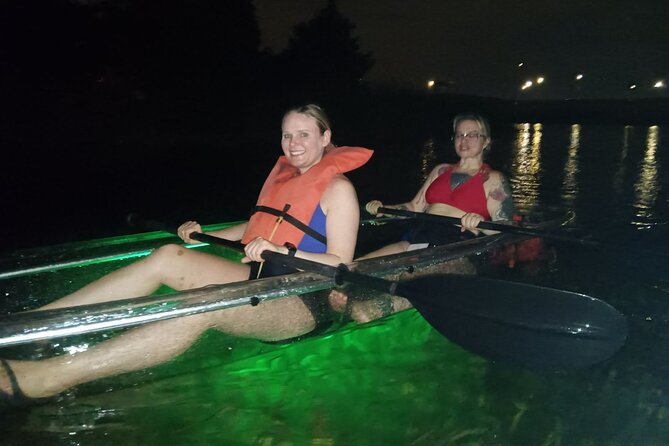 Comb Jelly Bioluminescence Clear Kayak Glow Tour - The Cup-in-Hands Moment and Glow Angels Swim