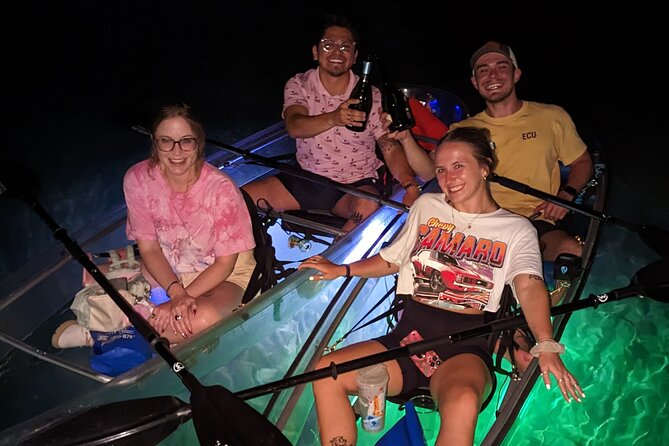 Date Night LED Glow Clear Kayak or Paddleboard & Champagne - Key things to know before you go