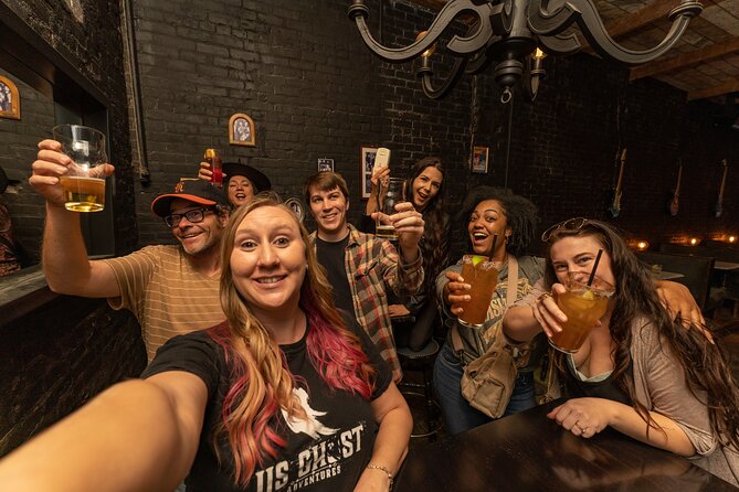 Orlando Haunts Boos and Booze Haunted Pub Crawl - End at Cocktails and Screams with a flaming witch’s brew
