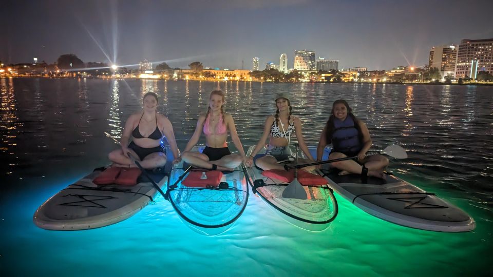 Orlando: LED Night Glow Clear Kayak or Paddleboard Tour - LED Clear Kayak vs Paddleboard: What Changes on the Water