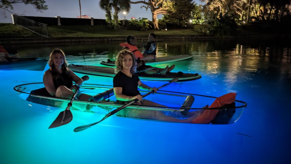 Orlando: LED Night Glow Clear Kayak or Paddleboard Tour - Meeting at Lake Ivanhoe: Finding Russell’s and the Neon Vest