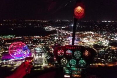 Private Helicopter After-hours 48 Miles Tour Theme Parks&Downtown - The 20-minute after-hours loop: parks lit up, in a tight route