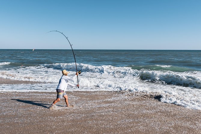 Shark and Fishing Ultimate Combo Beach Fishing Excursion 4 Hrs - Cocoa Beach time: learning surf fishing with the whole session in mind